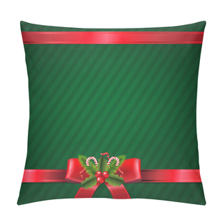 Personality  Vintage Green Christmas Wallpaper Pillow Covers