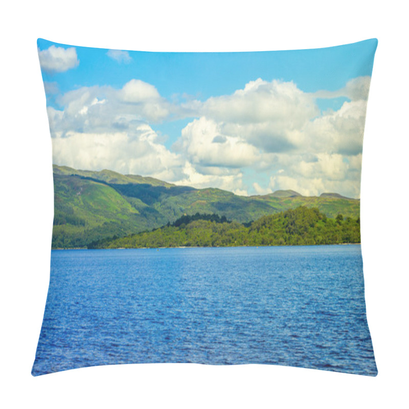 Personality  Beautiful landscape with Loch Lomond lake in Luss, Argyll&Bute in Scotland, UK pillow covers