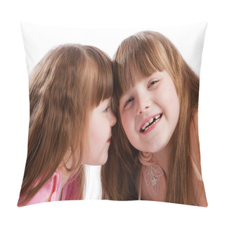Personality  Sisters Laughing Pillow Covers