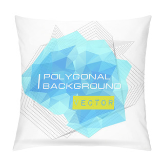 Personality  Polygonal  Abstract Background Pillow Covers