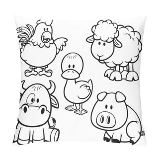 Personality  Animals Farm Pillow Covers
