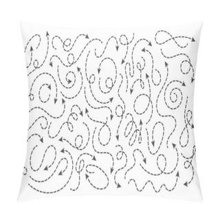 Personality  Doodle Dot Line Arrows Pillow Covers