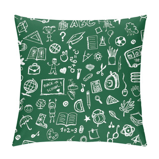 Personality  School Hand Drawn Pattern For Your Design Pillow Covers