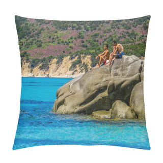 Personality  Young Italian Guys In Sardinia  Pillow Covers