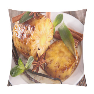 Personality  Pineapple Roasted And Spices Pillow Covers