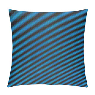 Personality  Blue Striped Background Pillow Covers