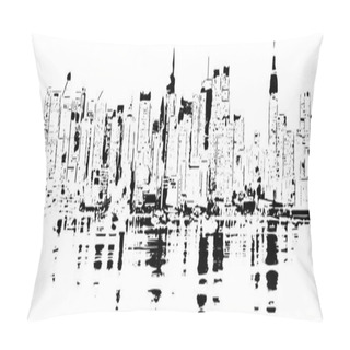 Personality  City Architecture, Vintage Engraved Pillow Covers