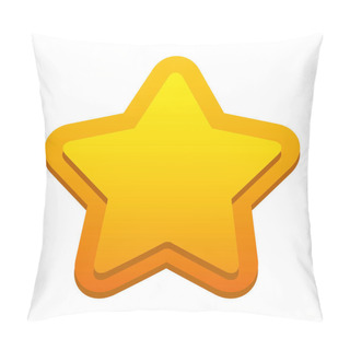 Personality  Game Star Isolated Icon Pillow Covers