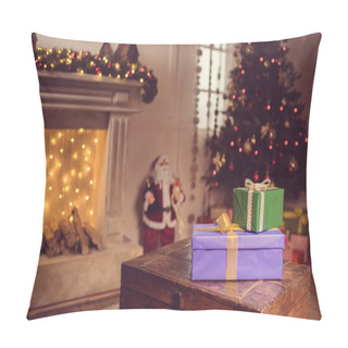 Personality  Christmas Presents Pillow Covers