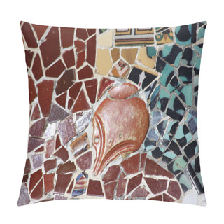 Personality  Mosaic In Park Guell Pillow Covers