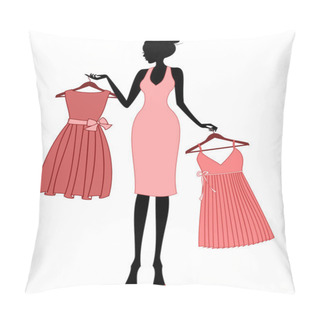 Personality  Shopping For A Dress Pillow Covers