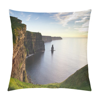 Personality  Cliffs Of Moher In Ireland Pillow Covers