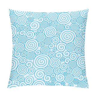 Personality  Abstract Swirls Seamless Pattern Background Pillow Covers