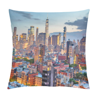 Personality  New York, New York, USA Downtown City Skyline Pillow Covers