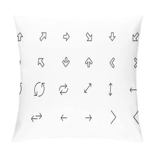Personality  IOS And Android Vector Icons 10 Pillow Covers