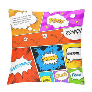 Personality  Comic Speech Bubble Pillow Covers