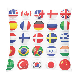 Personality  Vector Flags Pillow Covers