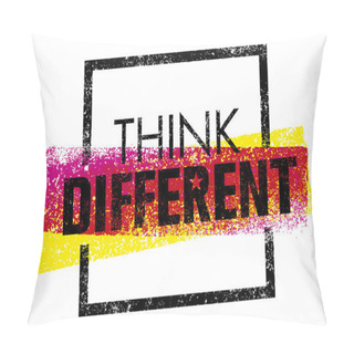 Personality Think Different Concept Pillow Covers