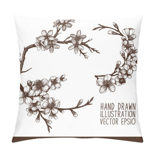 Personality  Blooming Fruit Tree Twigs Pillow Covers