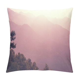 Personality  Mountains Landscape In Cyprus Pillow Covers