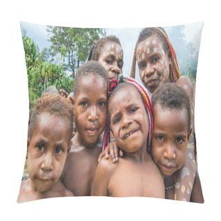 Personality  Children Of Dugum Dani Tribe Pillow Covers