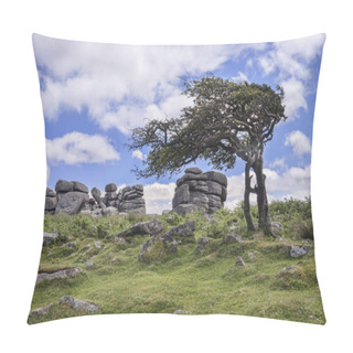Personality  Combestone Tor Dartmoor UK Pillow Covers