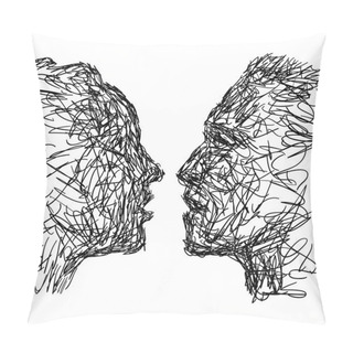 Personality  Cup Of Love Pillow Covers