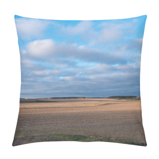 Personality  Clouds Floating Over A Field With Crops At Dawn 2020 Pillow Covers