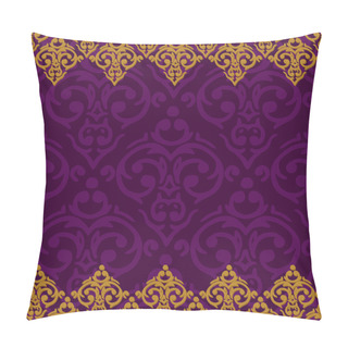Personality  Seamless Damask Background Pillow Covers