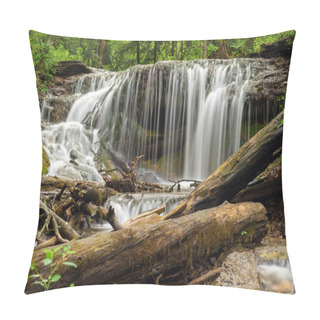 Personality  The Falls On Weavers Creek In Owen Sound, Ontario, Canada Pillow Covers