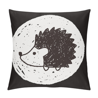 Personality Doodle Hedgehog Pillow Covers