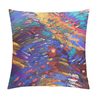 Personality  Colorful Abstract Music Background, Uniquely Undesigned For Dreamy Synth Music. Musical Authenticity, Festival Design In Simplicity Style, Naive Painting Elements. Ultraviolet Tints, Duotone Gradients, Disco Lights. Pillow Covers