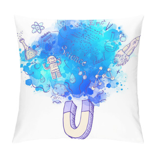 Personality  Science Lab Objects With Magnet Pillow Covers