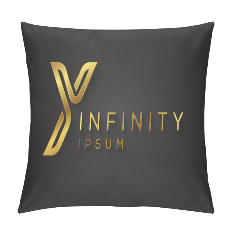 Personality  Elegant alphabet letter logo pillow covers