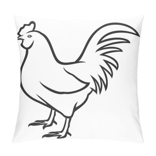 Personality  Rooster Pillow Covers