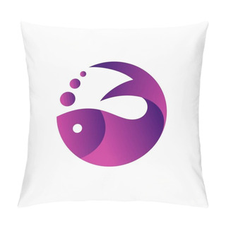 Personality  Betta Fish With A Simple Concept Pillow Covers