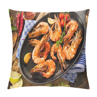 Personality  Fried King Prawns Pillow Covers