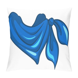 Personality  A Blue Scarf Pillow Covers