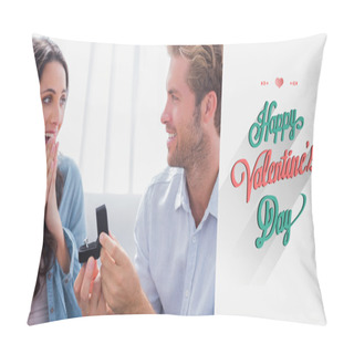 Personality  Man Asking His Partner To Marry Him Pillow Covers