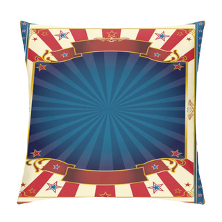 Personality  Beautiful Blue Red White Background Pillow Covers