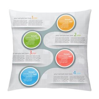 Personality  Abstract 3D Paper Infographics Pillow Covers