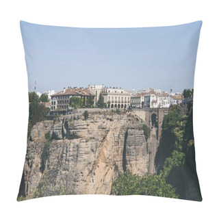 Personality  Scenic View Of Buildings On Rock, Ronda, Spain Pillow Covers