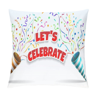 Personality  Celebrate Party Poppers Pillow Covers