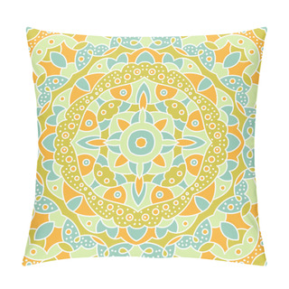 Personality  Colorful Hand Drawn Geometric Abstract Background. Pillow Covers