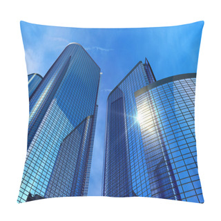 Personality  Modern Office Buildings Pillow Covers