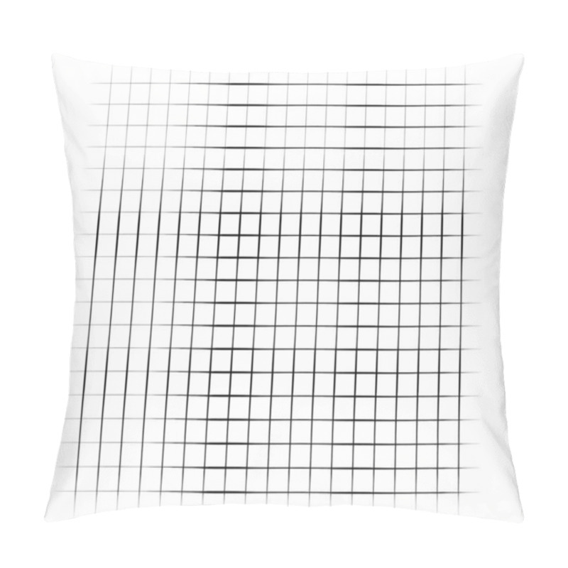 Personality  Grid, mesh, graticule with grungy, irregular lines. Grunge checkered grating, trellis, lattern pattern pillow covers