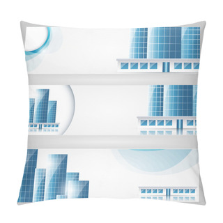 Personality  Banners On City Theme. Pillow Covers