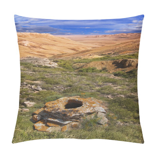 Personality  Mountains Landscape Canyon Of The In The Ustyurt Pillow Covers