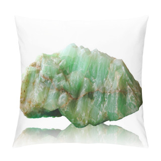 Personality  Nature Mineral Of Jade Stone With Clipping Path Pillow Covers