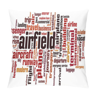 Personality  Airfield Word Cloud Pillow Covers